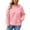 Pink, variant on MLCDZ Women Fall Waffle Hoodies Pullover Hooded Long Sleeves Sweatshirt Drawstring Loose Fit Vacation Travel Oversized Tops with Pocket