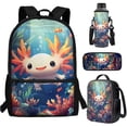 thumbnail image 7 of Jeiento Axolotl Backpack for Girls 17 Inch School Bag with Lunch Box Set 4 Piece Kids Cute Bookbag with Lunchbox Pencil Case Water Bottle Sleeve Elementary Middle Schoolbag Blue Ocean, 7 of 7