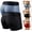 Black, variant on Men's Breathable Stretchy Comfortable Butt Lifter Booty Push Up Buttock Hip Enhancer Body Shaper Boxer Briefs Shorts Underpants