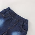thumbnail image 4 of kaprioy Toddler Girl Clothes Toddler Baby Girl Summer Outfit 9 12 18 24 Months 2T 3T 4T Sleeveless Independence Day 4 Of July Star Prints Vest Tops Denim Shorts Outfits, 4 of 7