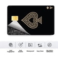 thumbnail image 4 of 5Pcs Credit Card Skin Sticker, Funny Credit Card Skin Sticker Cover, Vinyl Stickers for Debit Credit Cards, Cute Waterproof Skins Cover for Bank, EBT, Key, Transportation, ID (Poker), 4 of 8