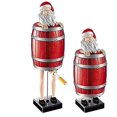 thumbnail image 1 of Soporte de cigarrillo divertido, caja de cuchara creativa, estatua de Santa Claus en la caja de barril de madera Afortunado Sencillez, 1 of 5