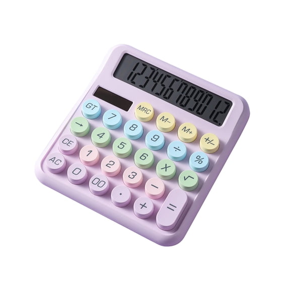 Grrvtrz Calculators for School 12 Digits, Back to School Supplies High School, Office Supplies Clearance Sale,Solar Calculator High Color Dopamine 12 Bit Mechanical Key Scientific Computer