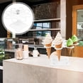 thumbnail image 1 of LOLIPPYY Ice Cream Cone Display Stand 1Pcs Rotatable Design Acrylic Storage Holder for Restaurants and Markets, 1 of 7