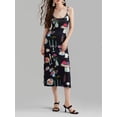 thumbnail image 5 of Biezeib Women Cami Dress Table Collection Print Sleeveless Backless Slip Dress Midi Bodycon Dress Party Dress, 5 of 6