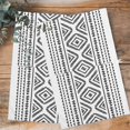 thumbnail image 4 of Black Boho 1 Pack Kitchen Towel, Water Absorbent Dish Towel, Vintage Southwestern Geometric Stripes Decorative Hand Towels - Quick Drying Cloth for Cooking Baking, 18x28 Inch, 4 of 8