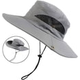 thumbnail image 4 of Sun Hat with Removable Mesh Head Net Safari Hat Outdoor UV Protection, 4 of 7