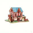 thumbnail image 1 of 1pc, Christmas Gift, Birthday Gift, Wooden Puzzle, Castle, Villa 3D Three-dimensional Jigsaw Puzzle, Handmade Lovers Toys, 1 of 5