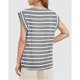 thumbnail image 2 of Camiseta Sin Mangas Informal de Verano para Mujer, Rayas Grises, Talla XL, 2 of 6