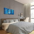 thumbnail image 4 of Canvas Wall Art For Living Room Wall Decorations For Bedroom Modern Bathroom Wall Decor Painting Blue Abstract Pictures Artwork Inspirational Canvas Art Prints Kitchen Home Decor 3 Pieces, 4 of 6