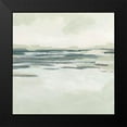 thumbnail image 2 of Vess, June Erica 20x20 Black Modern Framed Museum Art Print Titled - Moss Coastline I, 2 of 5
