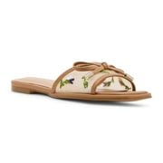 Madden Girl Jean Women's Slip-On Bow Accent Sandals Color: Cafe Size: 9