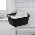 Sterilite Large 18 Quart Dish Tub, Kitchen Sink Washing Basin, Durable