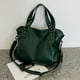thumbnail image 4 of Bolsa de mano de piel sintética, bandolera de gran tamaño, Color sólido, suave, para viaje, para mujer Ndcxsfigh Para Estrenar, 4 of 9
