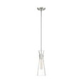 thumbnail image 3 of 60/6868-Nuvo Lighting-Bahari-1 Light Mini Pendant in Traditional Style-4 Inches Wide by 14 Inches High-Polished Nickel Finish, 3 of 4