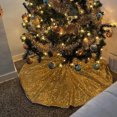 thumbnail image 1 of Falda de árbol de 24/35 pulgadas, falda de árbol de Navidad con lentejuelas, cubierta de Base para decoración navideña, 1 of 8