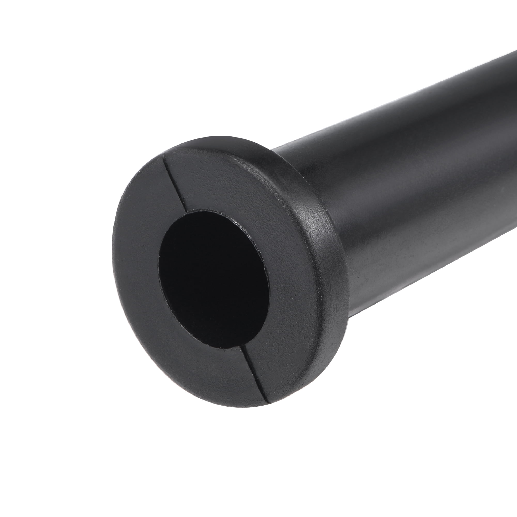 Unique Bargains Cord Boot Protector Cable Sleeve Rubber Black 3.15"
