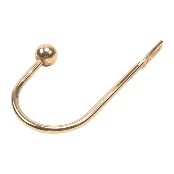 2Pcs Curtain Holders Polished Double-hole U-shaped Portable Exquisite Widely Applied Durable Modern Style Wall-mounted Curtain Tieback Hook