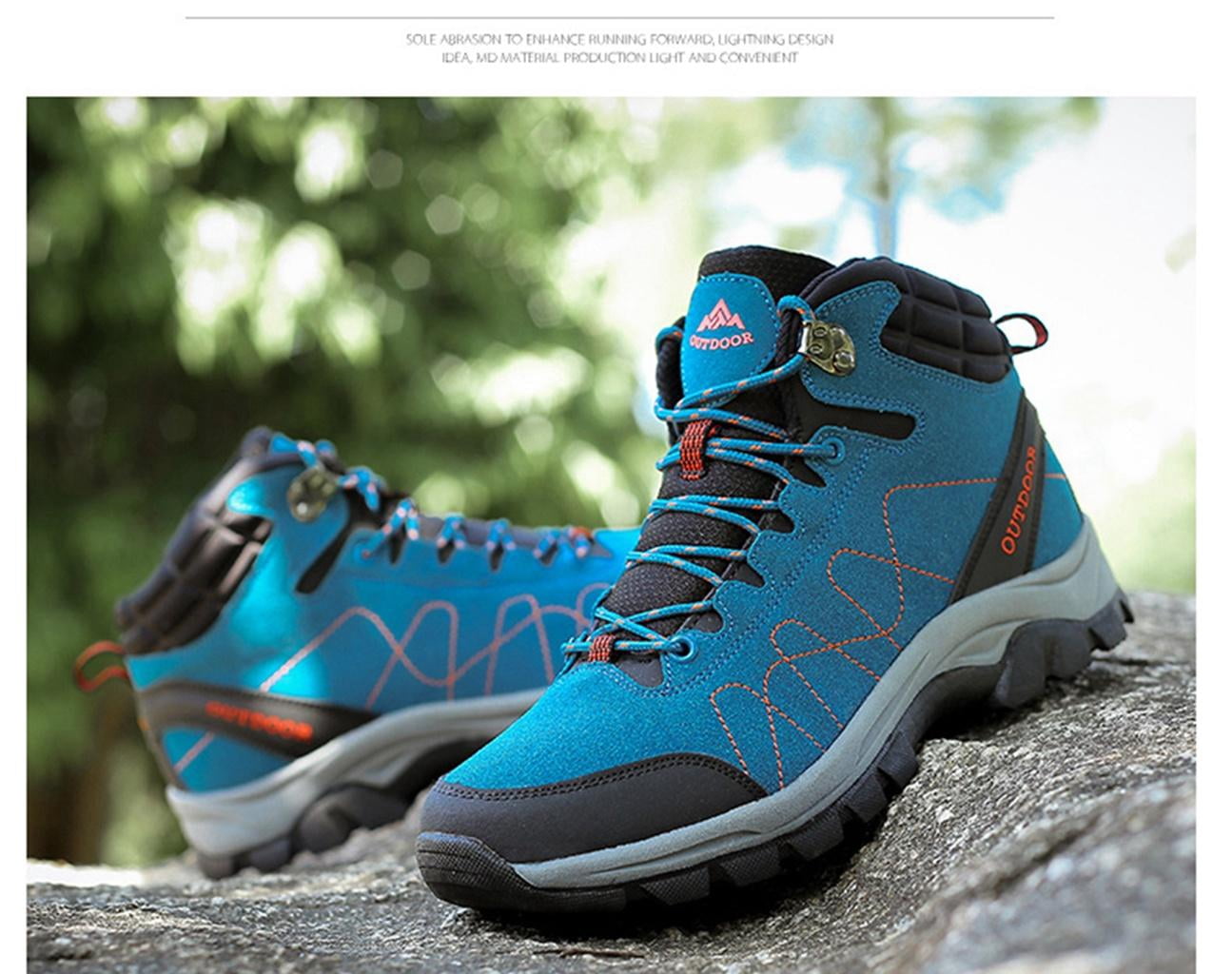 Men's Hiking Shoes Waterproof Anti Slip Hiking Boots Outdoor Lightweight Trekking Sneakers