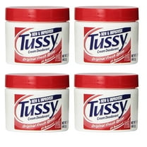 Tussy Deodorant Cream, Original - 1.7 Oz (4 Pack)