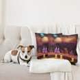 thumbnail image 4 of Ambesonne Colorful Throw Pillow Cover 2 Pack, River Mars with Nebula, 18", Multicolor, 4 of 7