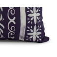 thumbnail image 2 of Simply Daisy, 18 x 18 Inch, Cuban Tile 2, Geometric Print Pillow, Purple, 2 of 2