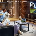 thumbnail image 4 of 4K DisplayPort to HDMI Cable, 6FT DP 1.2 Computer to HDMI 1.4 Screen DP to HDMI 4K@30Hz, 2K@60Hz, 1080P@120Hz, Uni-Directional Cord for Dell, HP, Lenovo, Samsung, Monitor, Projector, Desktop, TV, 4 of 8