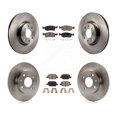 thumbnail image 1 of Transit Auto Front Rear Disc Brake Rotors and Ceramic Pads Kit for Car Fiat 500 K8T-104182, 1 of 11