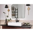 thumbnail image 4 of Moen Banbury Matte Black Centerset Bathroom Sink Faucet 4 in., 4 of 6