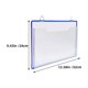 thumbnail image 2 of WEUVEB 2Ud Organizador De Pared Azul Para Oficina Bolsa Colgante De Documentos En Plástico Resistente, 2 of 8