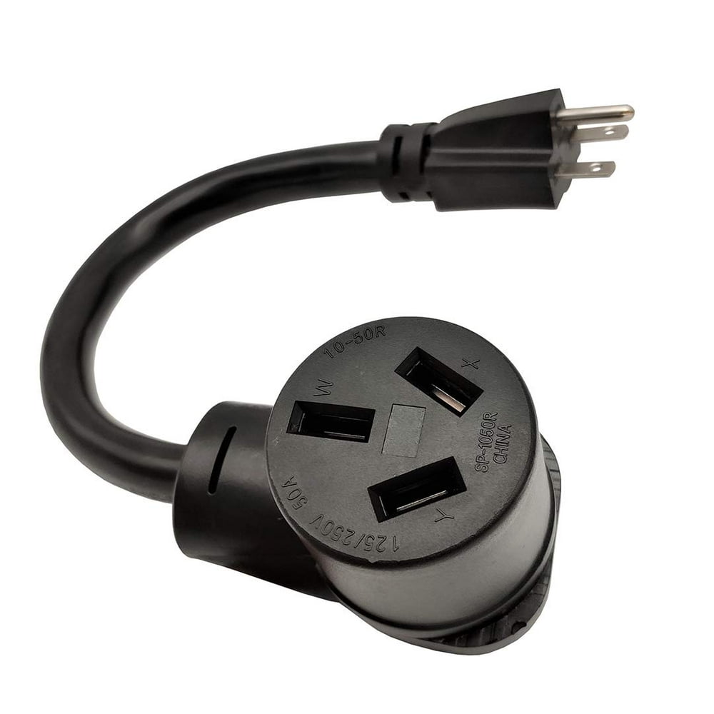 Parkworld 61643 Adapter Cord A/C 3 Prong Plug 615P to 1050R Electric Stove Receptacle, NEMA 6