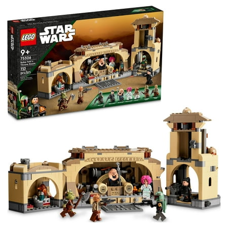 UPC: 0673419357463 | LEGO Star Wars Boba Fett’s Throne Room Building Kit 75326 with Jabba The Hutt Palace and 7 Minifigures Star Wars Building Set Great Gift For Star Wars Fans Boys Girls Kids Age 7+ Years Old