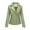 Green, variant on IROINNID Women's Faux Leather Jacket Long Sleeve Solid Color Notch Lapel V-Neck Outwear, Loose Winter Thickened Plush Cotton Plush Collar Jacket Cotton Jacket Warm Plush Jacket