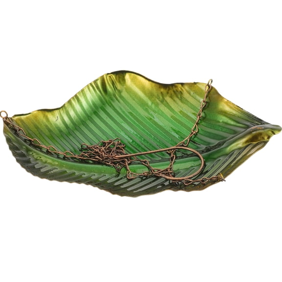 Outdoor Bird Food Dispenser Wall Mounted Hummingbird Feeders for Outdoors Green