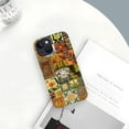 thumbnail image 3 of Case for iPhone 13, Vintage Tiles Floral Leaf Phone Case Military-Grade Drop Protection Cover for Women Girl - Frosted, 3 of 7
