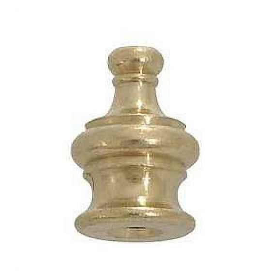 B&P Lamp® 1" Brass Finial, 1/4-27F, B&L