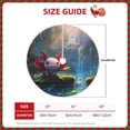 thumbnail image 2 of Sikiie Pond Cute Axolotl Nativity Christmas Tree Skirt, Jesus Christian Winter Holiday Tree Mat Decoration(30-48IN), 2 of 6
