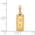 thumbnail image 2 of 14K Yellow Gold 3-D, Gold Bar Pendant, 2 of 2