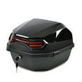 thumbnail image 4 of Motorcycle Top Case, Daily Tail Box Trunk, Waterproof Luggage Storage Carrier, Lockable Motorcycle Storage Box Carrier With Mounting Hardware For Electromobile, 4 of 8