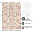 thumbnail image 2 of 6 Pcs Pioneer Flower Floral Print Pattern Kitchen Towels, Funny Microfiber Dish Towel Set, 18" X 26" Tea Towels, 2 of 6