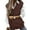 Brown, variant on Women's Plus Size 3X Brown Sweater Vest Sleeveless Tops V Veck Knitted Pullover Fall Winter Ribbed Tank Tops Cable Knit Vest 3XL 22W 24W