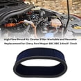 thumbnail image 2 of Tignapoo High-Performance Blue Steel Mesh Round Air Filter for Enhanced Airflow, 14x5 Inches, Lightweight Design at 890g, 2 of 6