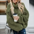 thumbnail image 4 of Women's turtleneck long-sleeved sleeve sweater, 4 of 9