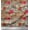 Tortilla Brown, variant on Soimoi Cotton Duck Fabric Artistic Flower & Square Geometric Print Fabric by Yard 42 Inch Wide