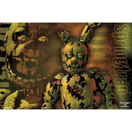 Five Nights at Freddy's - Springtrap Wall Poster, 22.375" x 34"