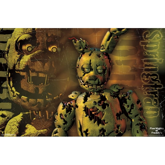 Five Nights at Freddy's - Springtrap Wall Poster, 22.375" x 34"