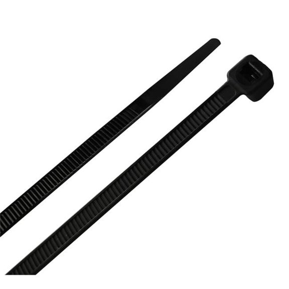 Home Plus 3004656 8 in. Cable Tie, Black - Pack of 100