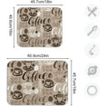 thumbnail image 4 of Coffee Dish Drying Mat 16 x 18 Inch Coffee Drying Mat with High Absorbent Reversible Microfiber Coffee Kitchen Mat Dish Rack Pad Dish Drainer Mat Brown Coffee Mat for Kitchen Counter Coffee Bar, 4 of 6