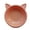 Pink, variant on Happy Date Pet Food Bowl Cat Face Shape, Food and Water Non Slip Anti Skid Stackable Pet Puppy Dishes for Small Dogs and Cat