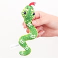 thumbnail image 5 of Plush Snake Figure Cartoon Snake Plush Dolls Toy Furry Stuffed Toy for Birthday Christmas, 5 of 8